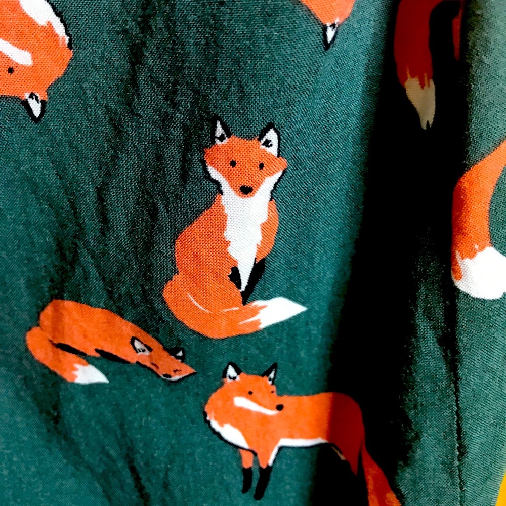 ModCloth Sleeveless Fox Top
